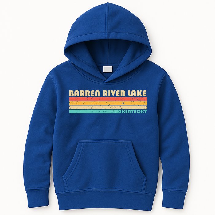 Barren River Lake Kentucky Funny Fishing Camping Summer Gift Kids Hoodie