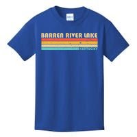 Barren River Lake Kentucky Funny Fishing Camping Summer Gift Kids T-Shirt