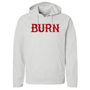 Burn Red Lighter Performance Fleece Hoodie