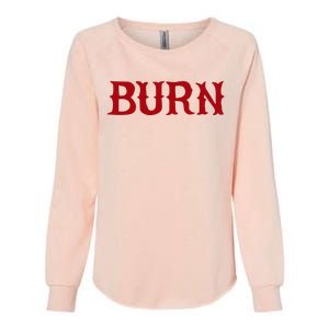 Burn Red Lighter Womens California Wash Sweatshirt