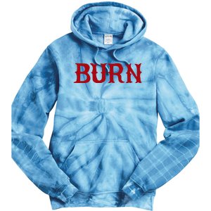 Burn Red Lighter Tie Dye Hoodie