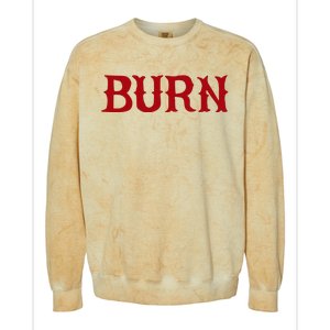 Burn Red Lighter Colorblast Crewneck Sweatshirt