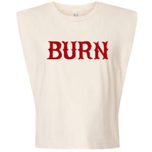 Burn Red Lighter Garment-Dyed Women's Muscle Tee