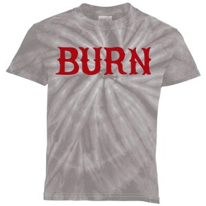 Burn Red Lighter Kids Tie-Dye T-Shirt