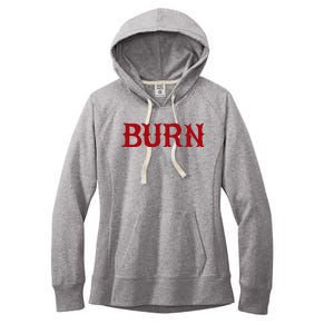 Burn Red Lighter Women's Fleece Hoodie