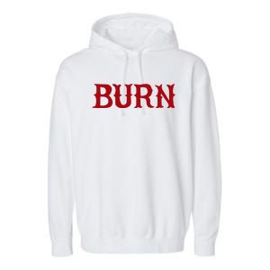 Burn Red Lighter Garment-Dyed Fleece Hoodie