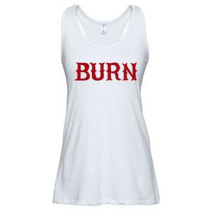 Burn Red Lighter Ladies Essential Flowy Tank