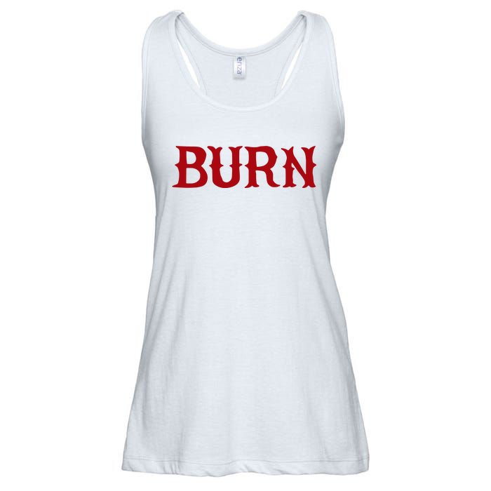 Burn Red Lighter Ladies Essential Flowy Tank