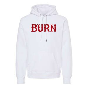 Burn Red Lighter Premium Hoodie