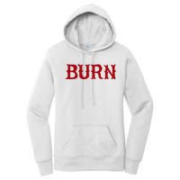 Burn Red Lighter Women's Pullover Hoodie