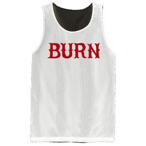 Burn Red Lighter Mesh Reversible Basketball Jersey Tank