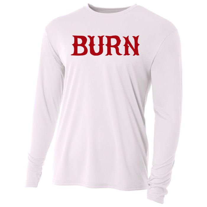 Burn Red Lighter Cooling Performance Long Sleeve Crew