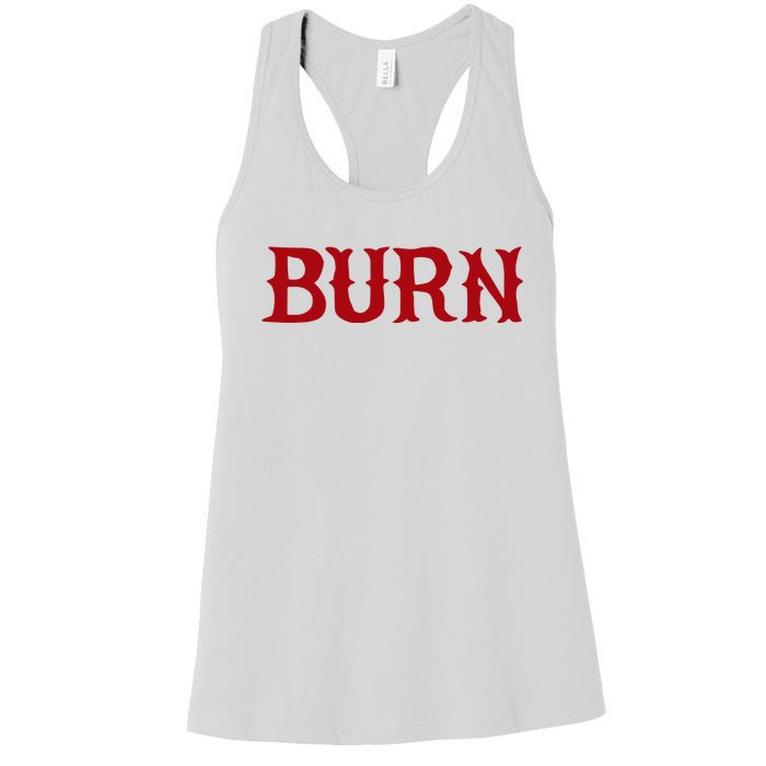 Burn Red Lighter Women's Racerback Tank