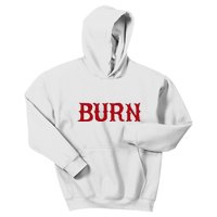 Burn Red Lighter Kids Hoodie