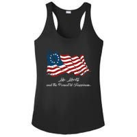 Betsy Ross Life Liberty And The Pursuit Of Happiness Ladies PosiCharge Competitor Racerback Tank