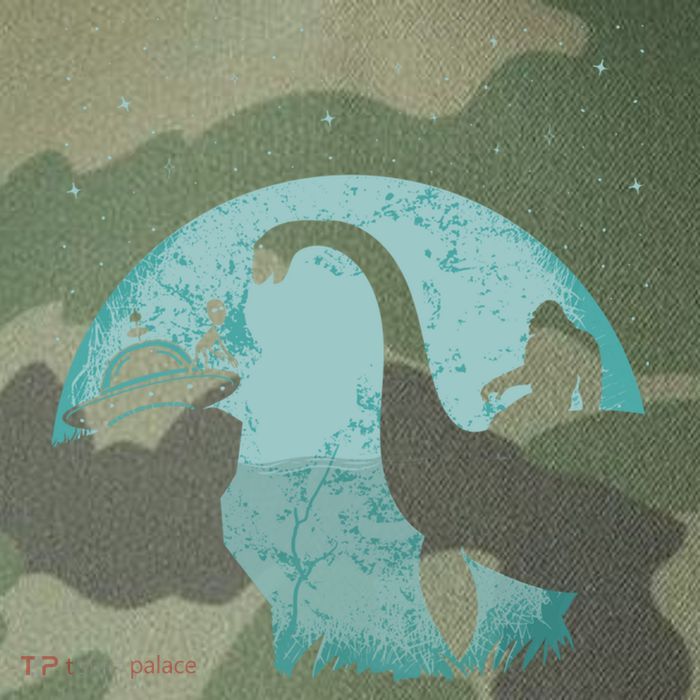 Bigfoot Riding Loch Ness Monster Sasquatch Ufo Abduction Legacy Tie Dye Trucker Hat