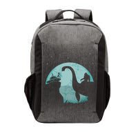 Bigfoot Riding Loch Ness Monster Sasquatch Ufo Abduction Vector Backpack
