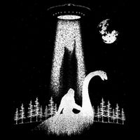 Bigfoot Riding Loch Ness Monster Nessie Funny Sasquatch Ufo Performance Shirt