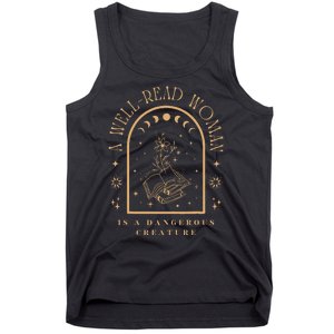 Bookish Reading Librarian Literature Books Club Funny Tank Top