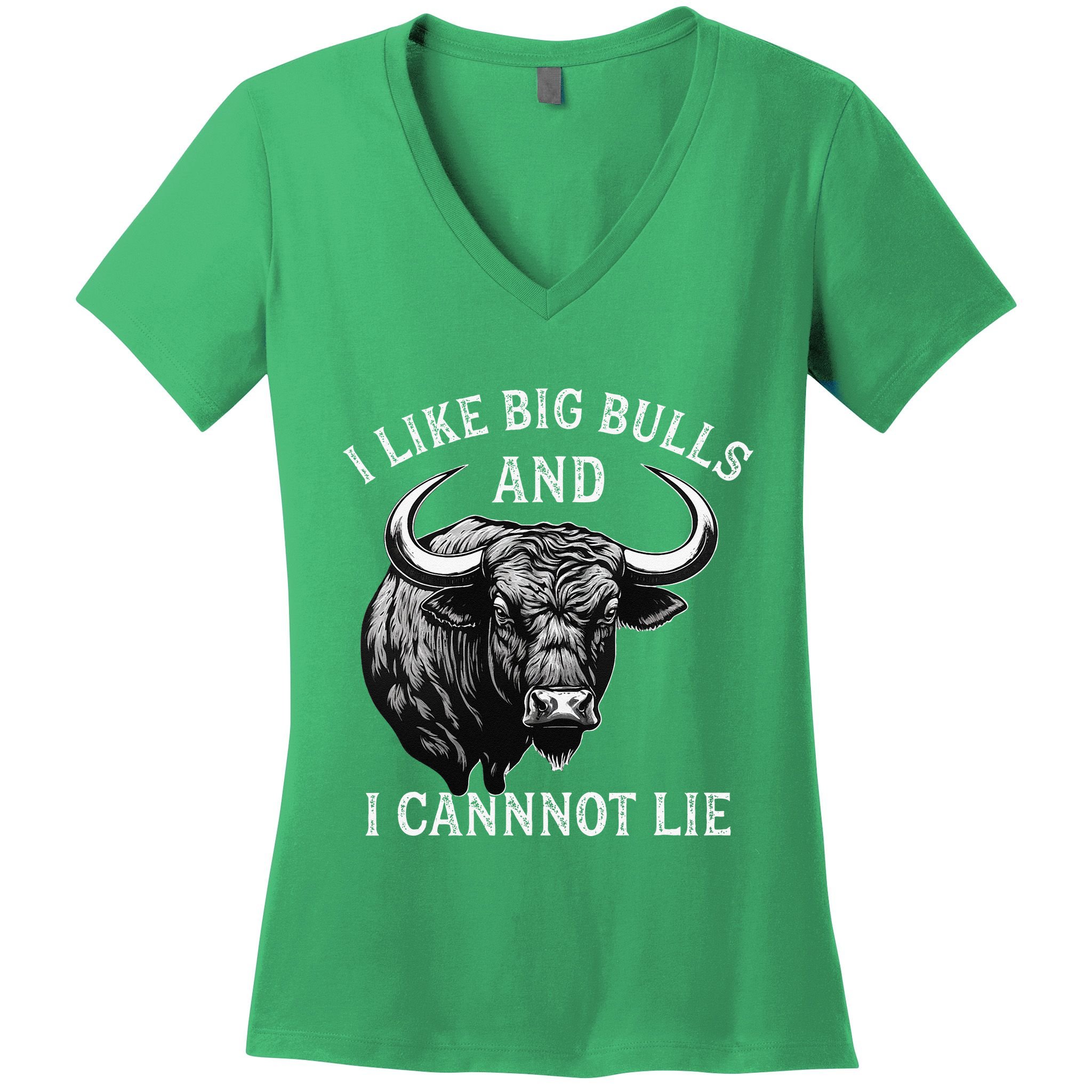 Bull Riding Like Big Bulls Rodeo Bull Rider Western Cowboy Women's V-Neck T-Shirt