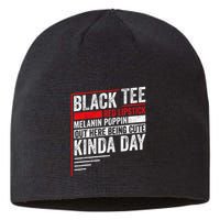Black Red Lipstick Melanin Poppin Out Here Being Sustainable Beanie