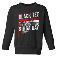 Black Red Lipstick Melanin Poppin Out Here Being Toddler Sweatshirt