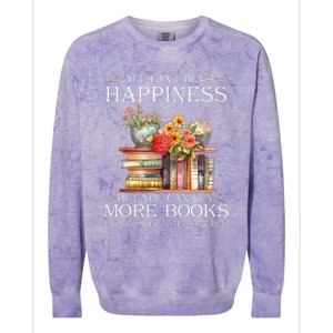 Books Reading Lovers Bookworm Funny Librarian Book Nerd Read Colorblast Crewneck Sweatshirt