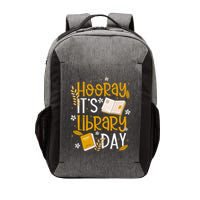 Book Reader Library Reading Hooray ItS Library Day Meaningful Gift Vector Backpack