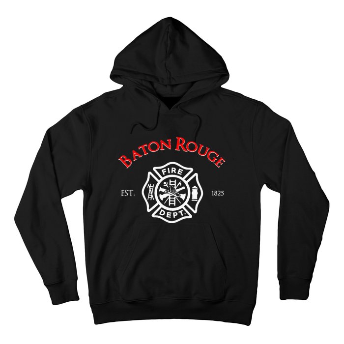 Baton Rouge Louisiana Fire Rescue Department Firefighters Hoodie