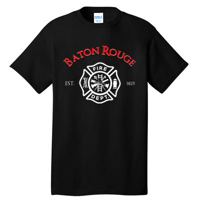 Baton Rouge Louisiana Fire Rescue Department Firefighters Tall T-Shirt