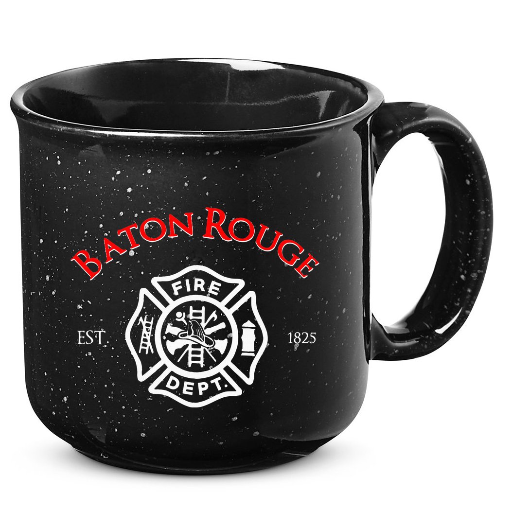 Baton Rouge Louisiana Fire Rescue Department Firefighters 15oz Campfire Ceramic Mug