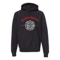 Baton Rouge Louisiana Fire Rescue Department Firefighters Premium Hoodie