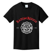 Baton Rouge Louisiana Fire Rescue Department Firefighters Kids T-Shirt