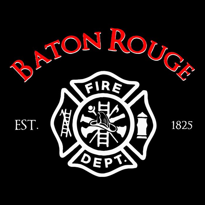 Baton Rouge Louisiana Fire Rescue Department Firefighters Kids T-Shirt