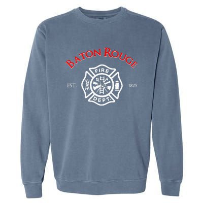 Baton Rouge Louisiana Fire Rescue Department Firefighters Garment-Dyed Sweatshirt