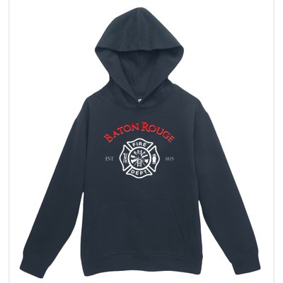 Baton Rouge Louisiana Fire Rescue Department Firefighters Urban Pullover Hoodie