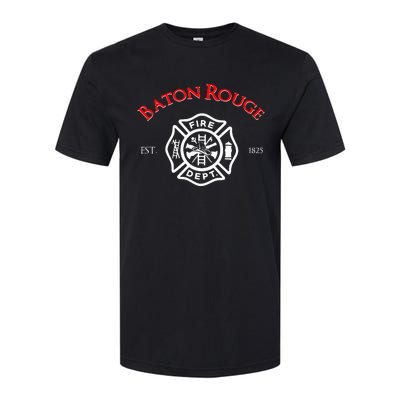 Baton Rouge Louisiana Fire Rescue Department Firefighters Softstyle CVC T-Shirt