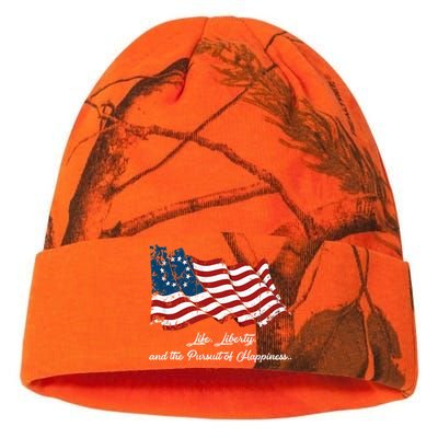 Betsy Ross Life Liberty And The Pursuit Of Happiness Flag Kati Licensed 12" Camo Beanie