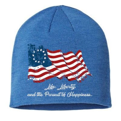 Betsy Ross Life Liberty And The Pursuit Of Happiness Flag Sustainable Beanie