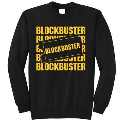 Blockbuster Repeating Logo With Ticket Sweatshirt