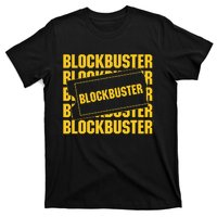 Blockbuster Repeating Logo With Ticket T-Shirt