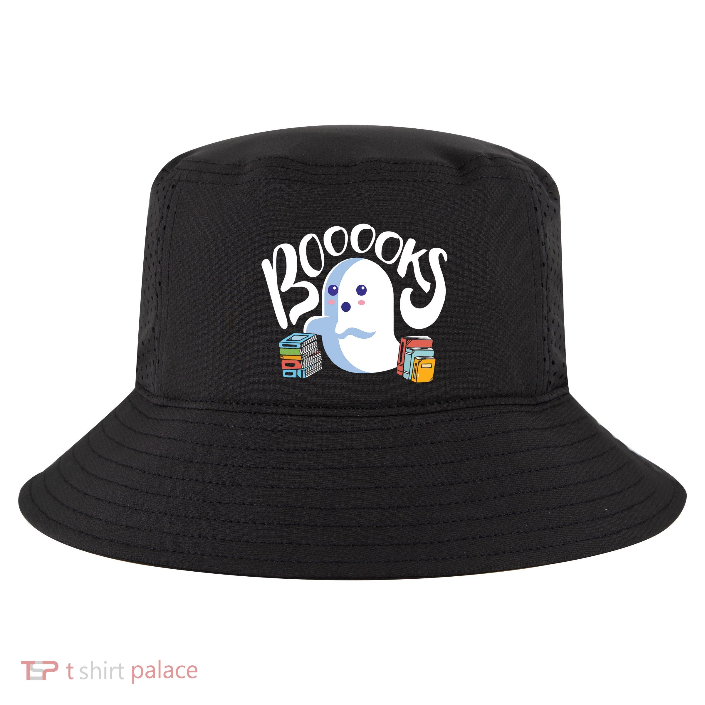 Book Reading Lover Halloween Ghost Librarian Reading Club Cool Comfort Performance Bucket Hat