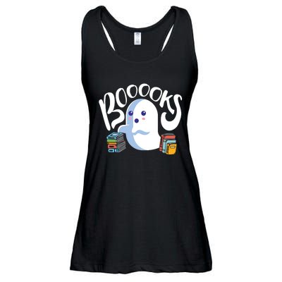 Book Reading Lover Halloween Ghost Librarian Reading Club Ladies Essential Flowy Tank