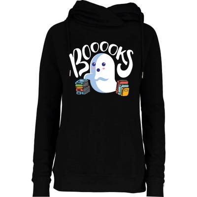 Book Reading Lover Halloween Ghost Librarian Reading Club Womens Funnel Neck Pullover Hood