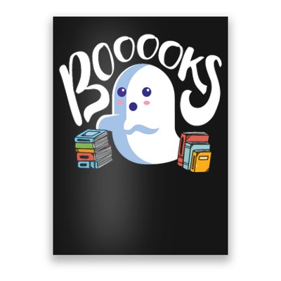 Book Reading Lover Halloween Ghost Librarian Reading Club Poster