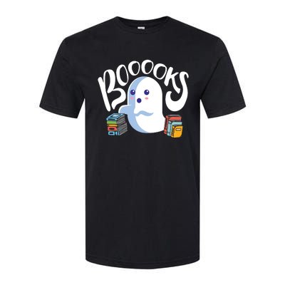 Book Reading Lover Halloween Ghost Librarian Reading Club Softstyle® CVC T-Shirt