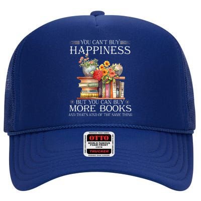 Books Reading Lovers Bookworm Funny Librarian Book Nerd Read High Crown Mesh Back Trucker Hat