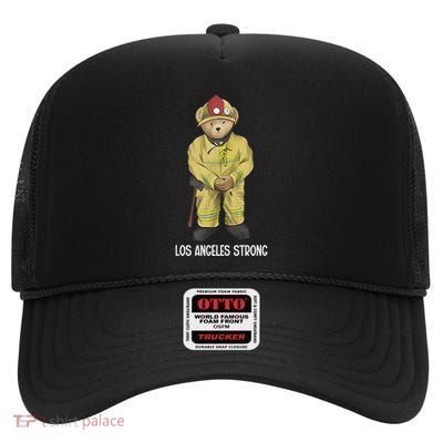 Bear Relief Los Angeles Strong High Crown Mesh Back Trucker Hat