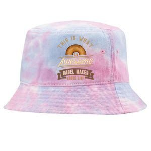 Bagel Roll Lover Baker Wheat Bakery Jewish Bread Gift Idea Tie-Dyed Bucket Hat