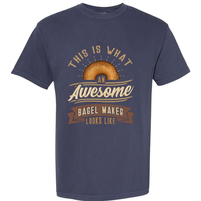 Bagel Roll Lover Baker Wheat Bakery Jewish Bread Gift Idea Garment-Dyed Heavyweight T-Shirt